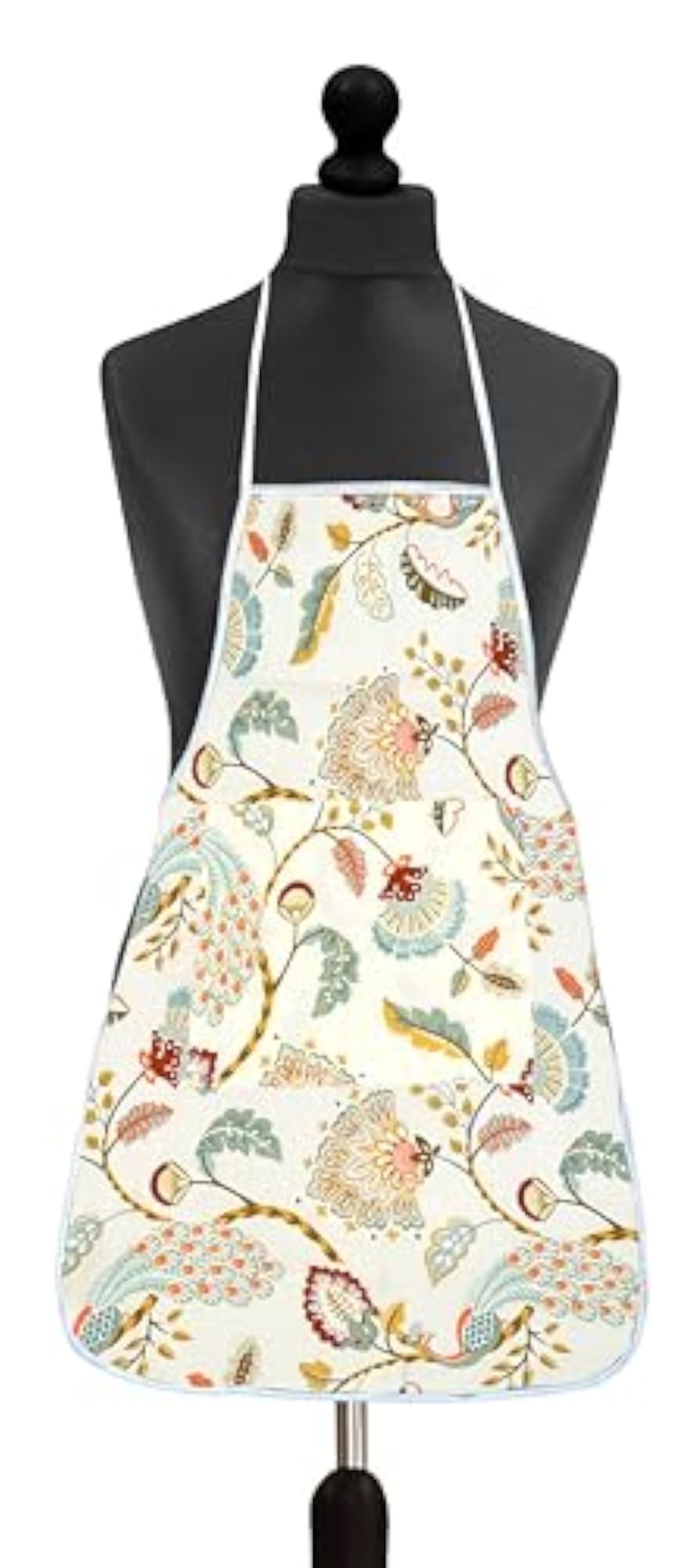 Floral Kitchen Apron, Unisex, Waterproof